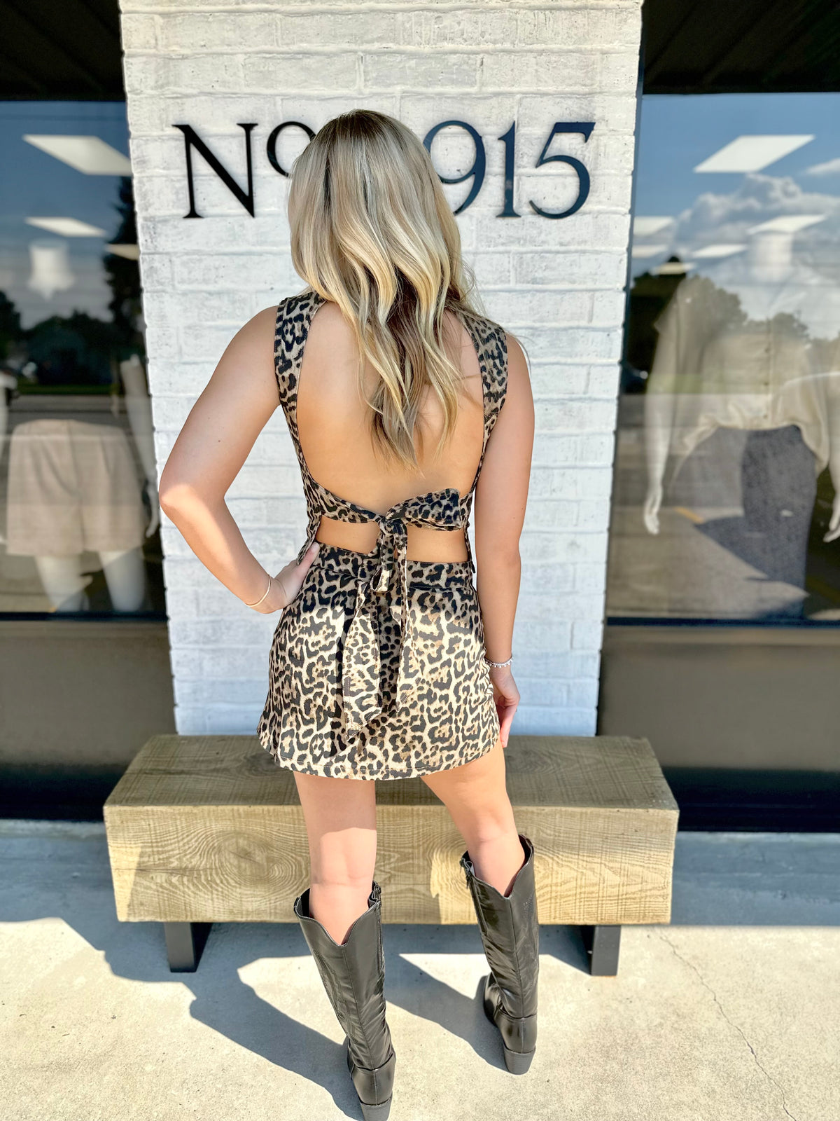 Annika Leopard Set