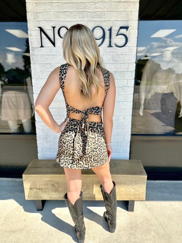 Annika Leopard Set