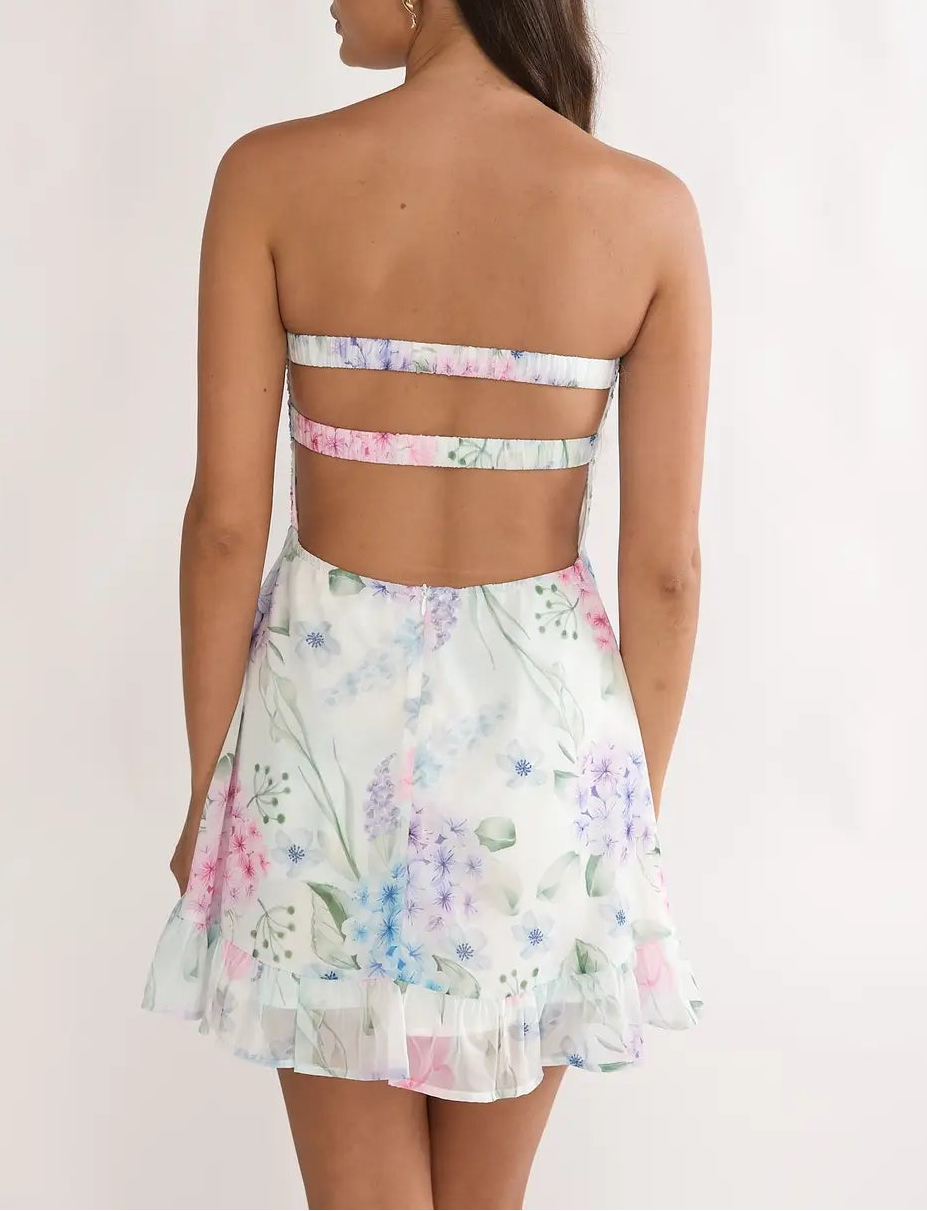 Eden Bloom Strapless Dress