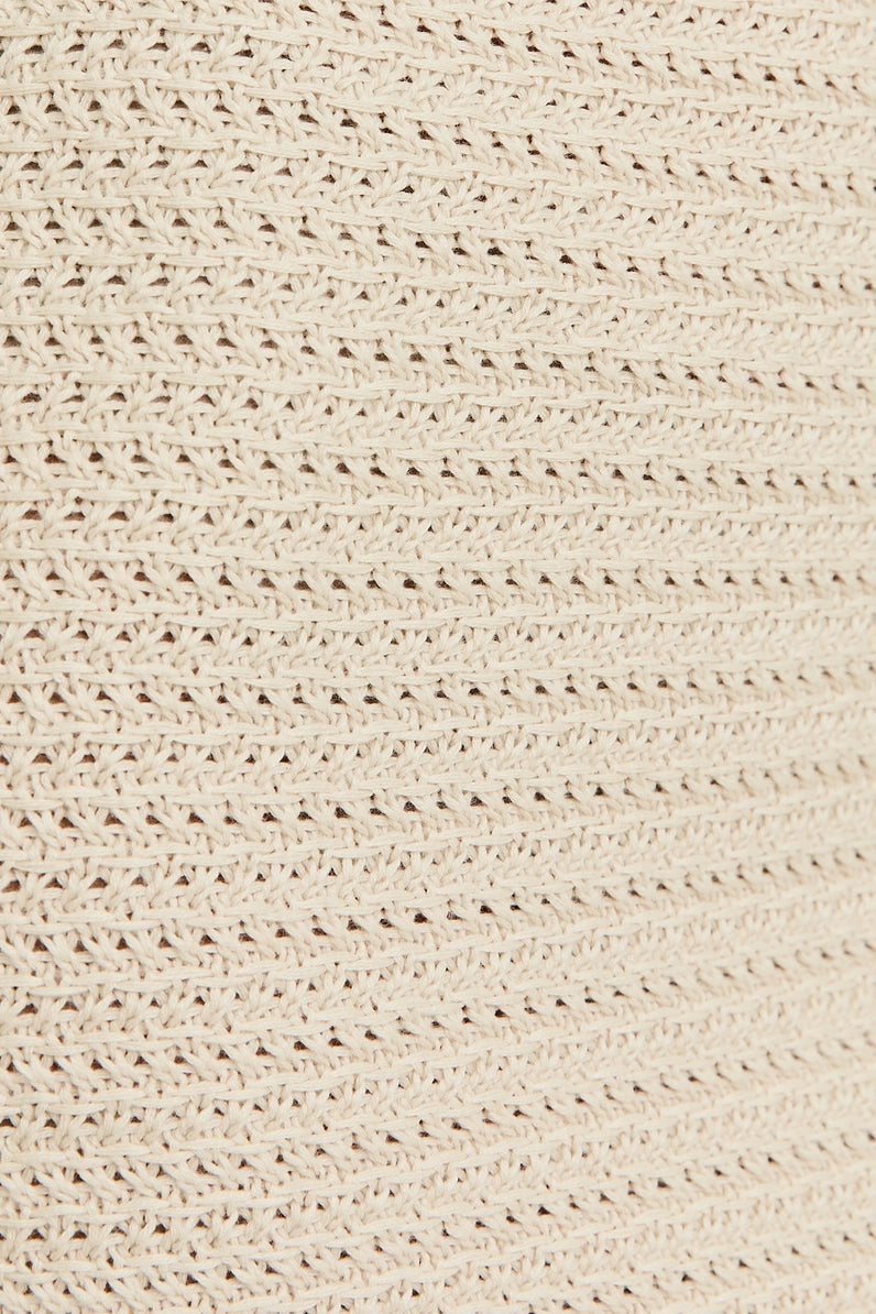 Sandstone Crochet Dress