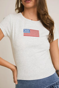 American Flag Tee
