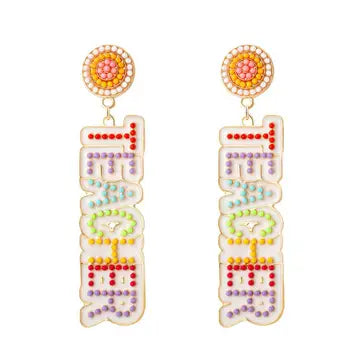 Teacher Enamel Earrings