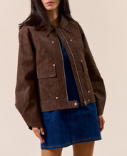 Farah Faux Suede Jacket
