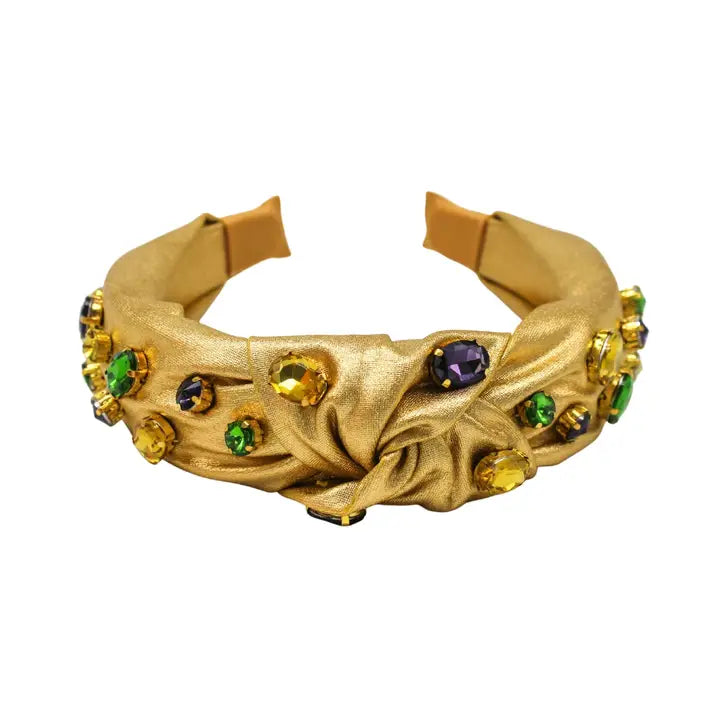 Gold Mardi Jeweled Headband