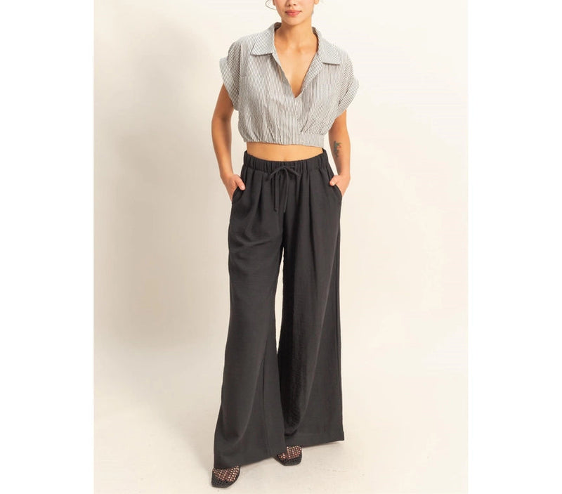 Serinity Stripped Crop Top