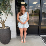 Sky Blossom Romper
