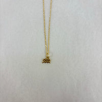 Zodiac Charm 18K Gold Plated Necklace