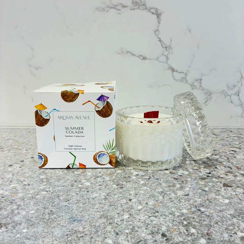 Aroma Avenue Summer Colada 8oz Candle