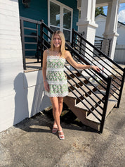 Palm Breeze Mini Dress