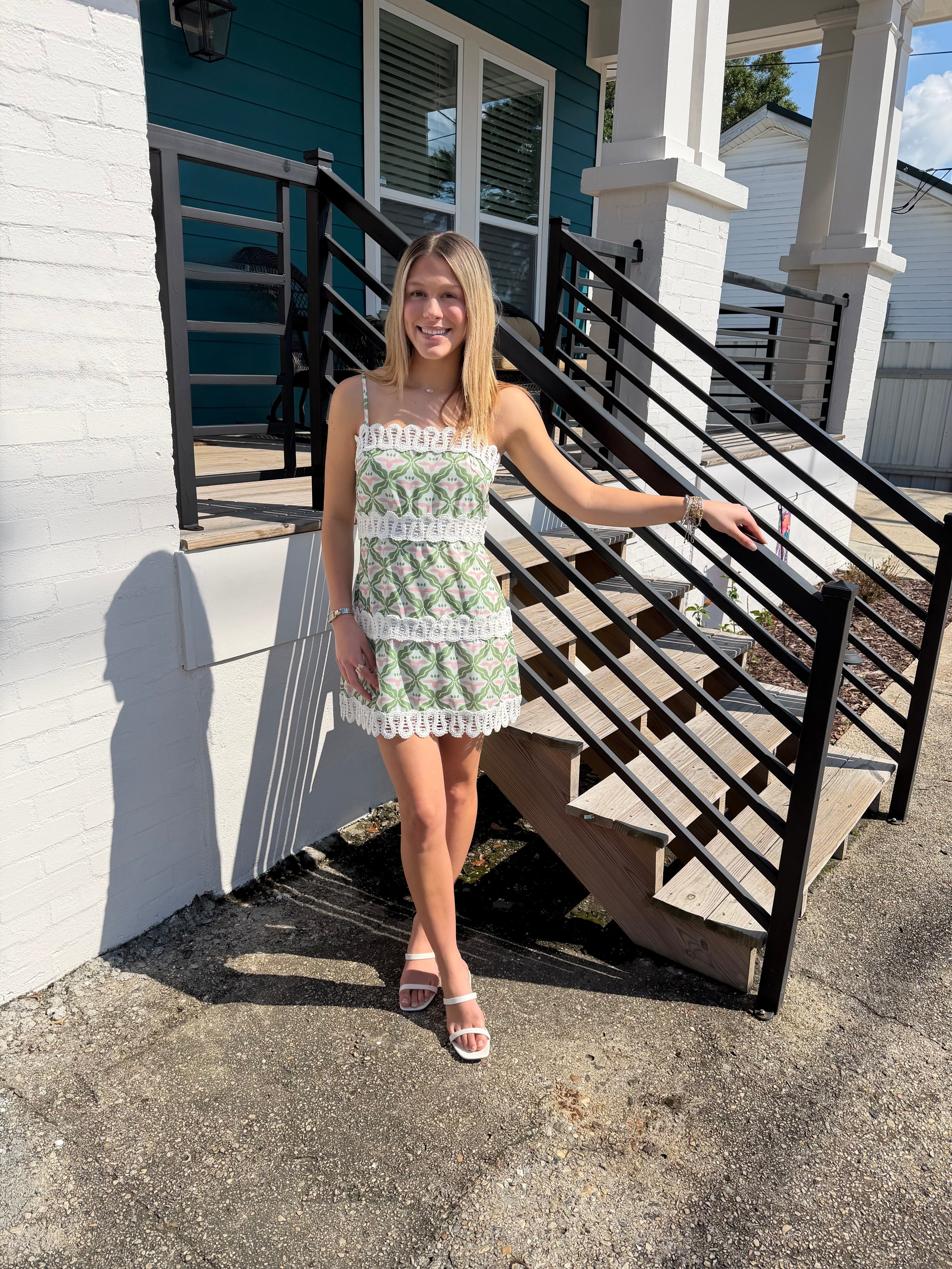 Palm Breeze Mini Dress