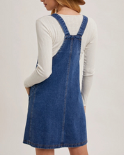 Malia Denim Overall Dress