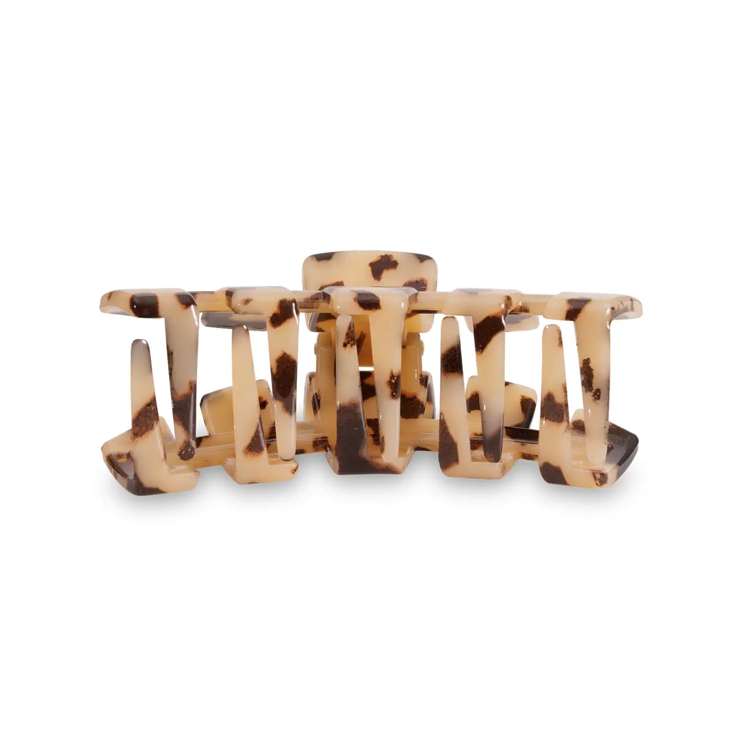Small Classic Hair Clip Blonde Tortoise