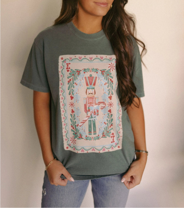Nutcracker Playing Card Graphic Tee
