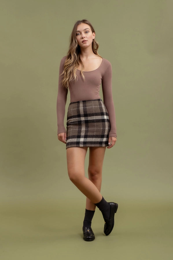 Parker Plaid Mini Skirt