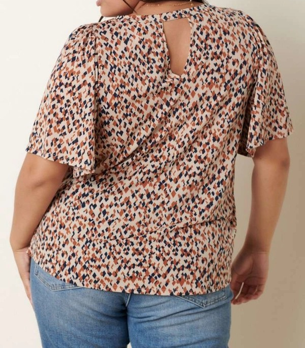 Curvy Gina Gino Print Top