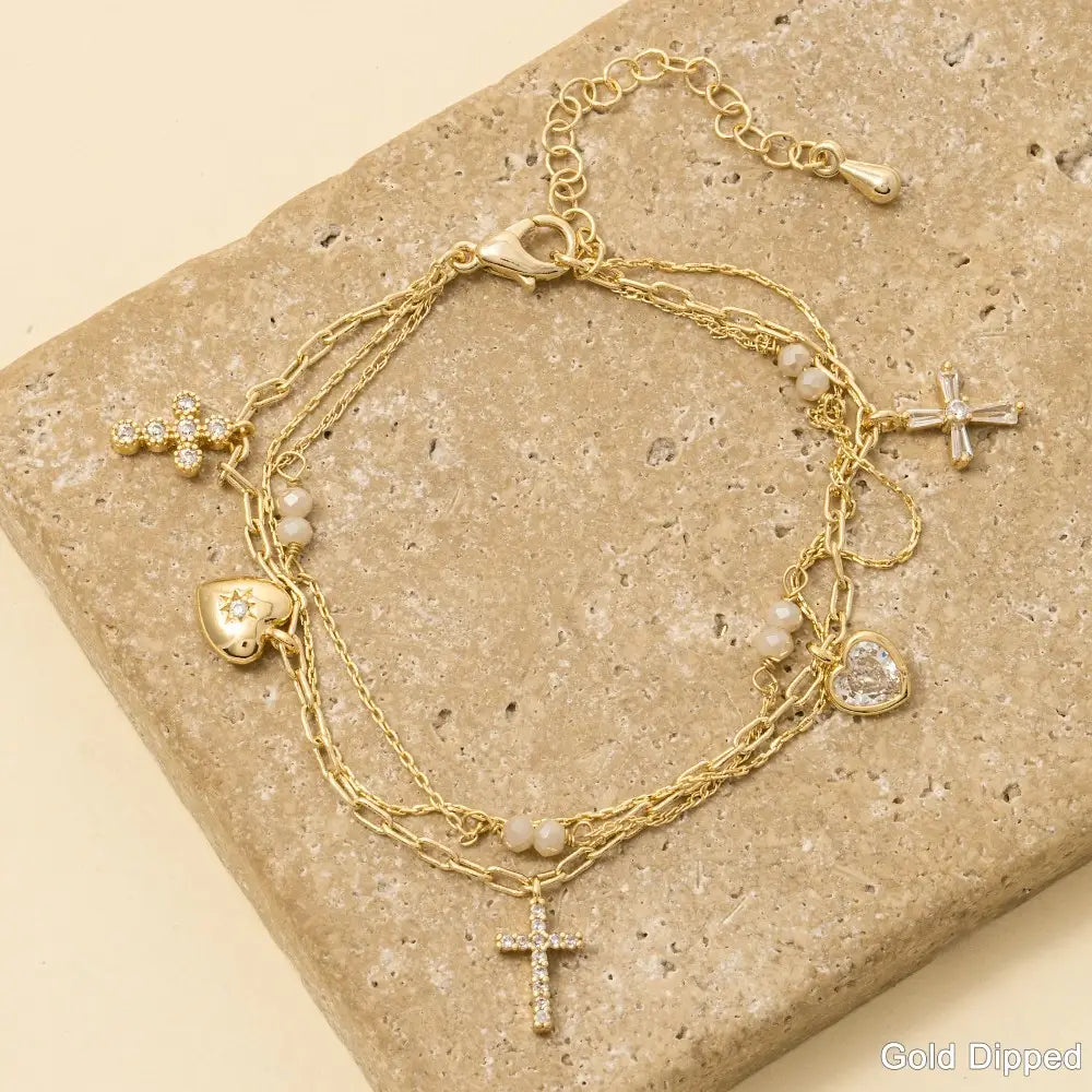 Golden Whimsy Charm Bracelet