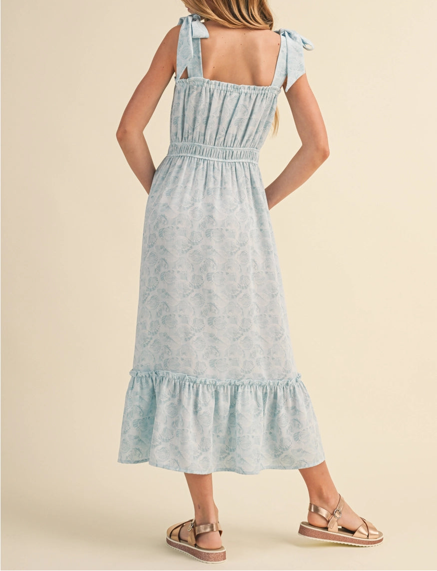 Tween Seashell Midi Dress