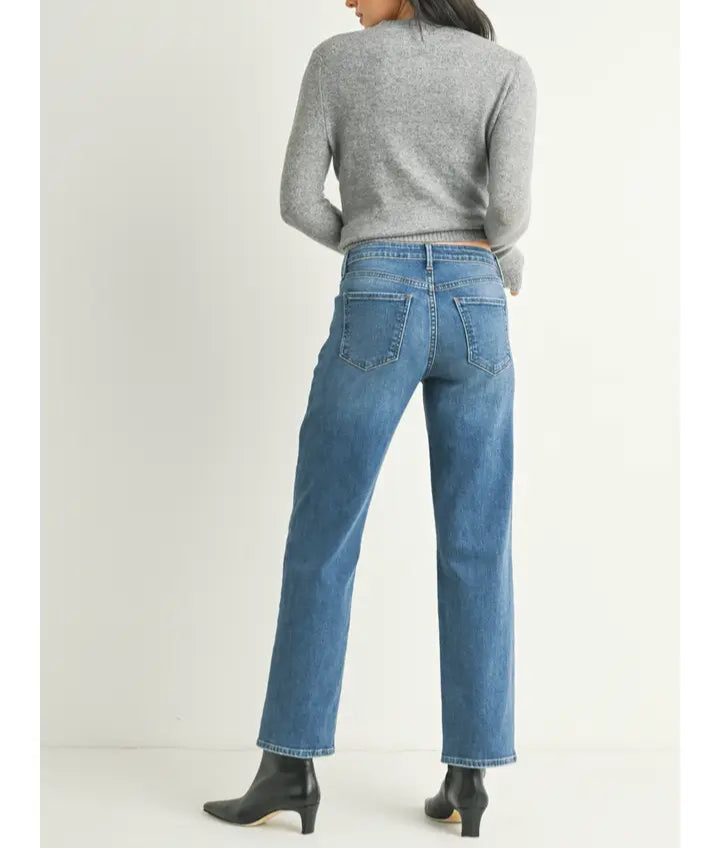 Medium Wash Stretchy Straight