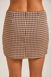 The Maple Gingham Skort