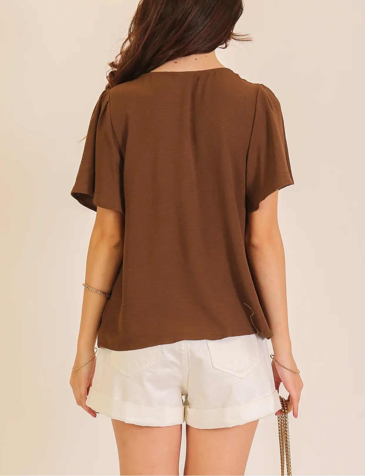 The Chestnut Charm Blouse