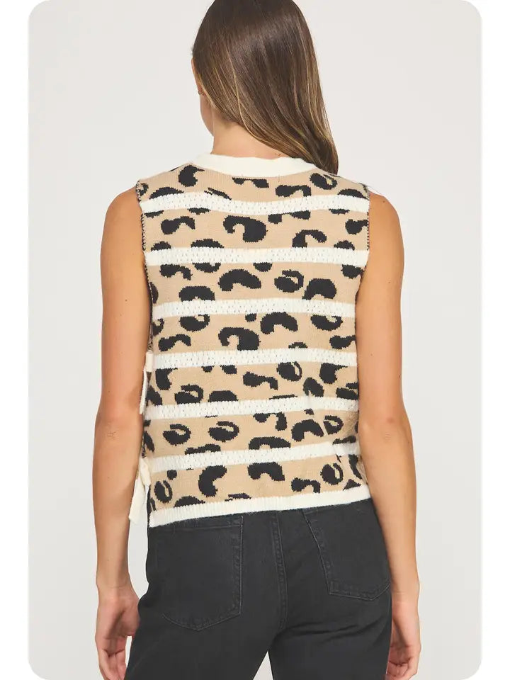 Alara Leopard Top