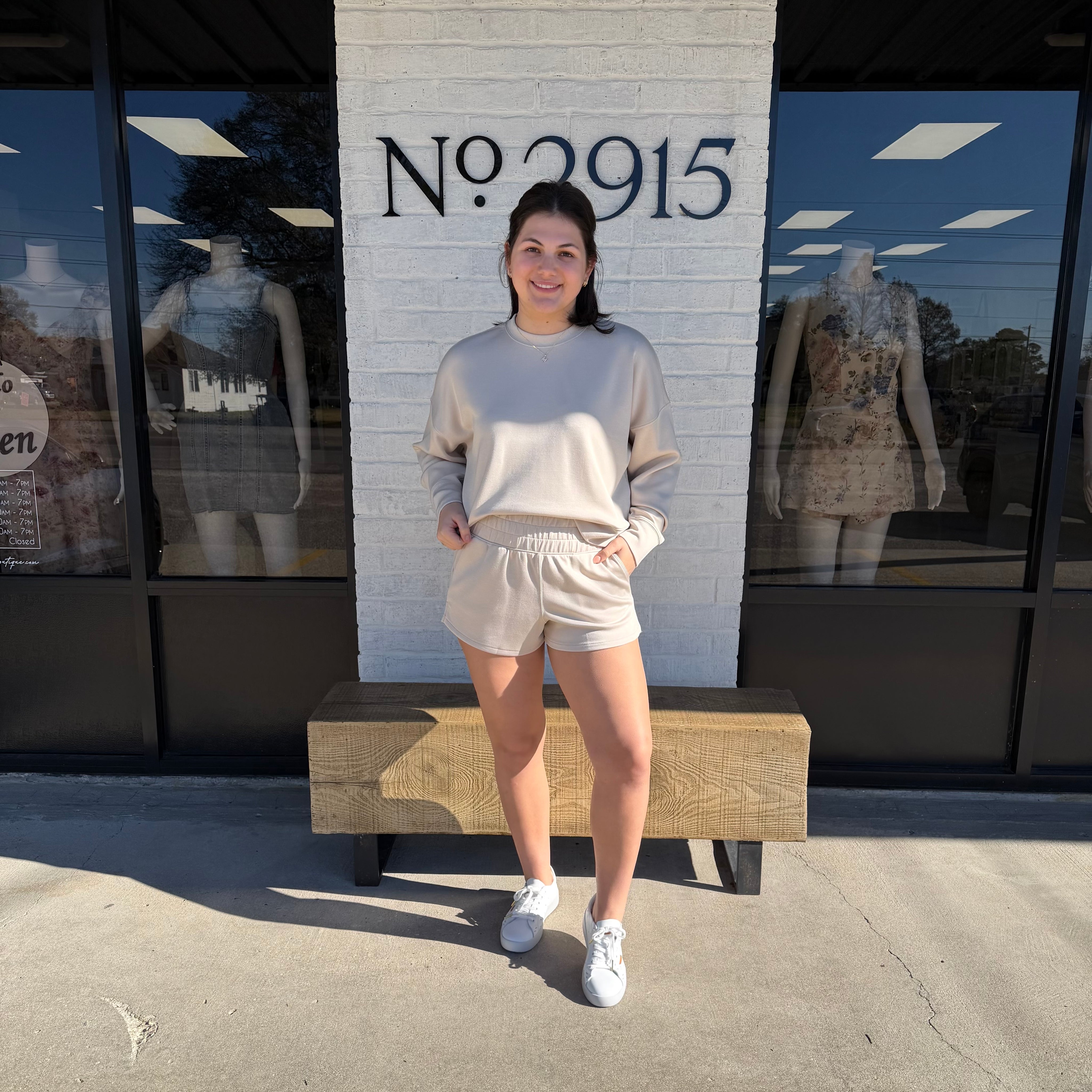 The Refined Lounge Set Sand Beige