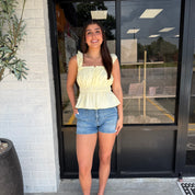 Sweet Magnolia Peplum Tank