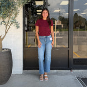 The Maren Scallop Knit Top