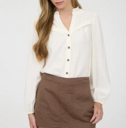 Cream Brianna Top