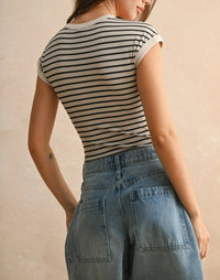 Stevie Striped Bodysuit