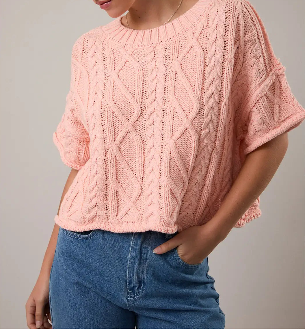 The Spring Bloom Sweater LT Coral