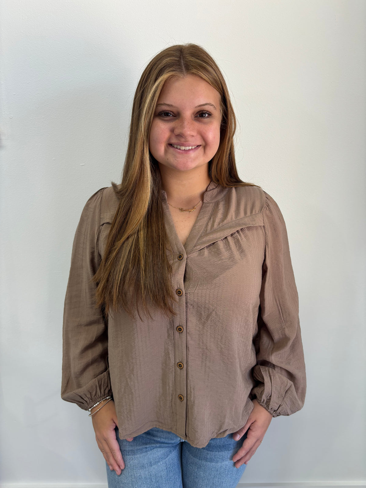 Mocha Brianna Top