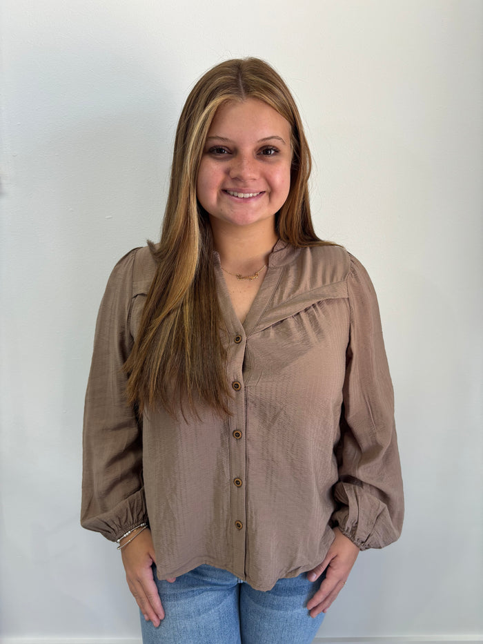 Mocha Brianna Top