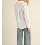 Veda Button Down Top