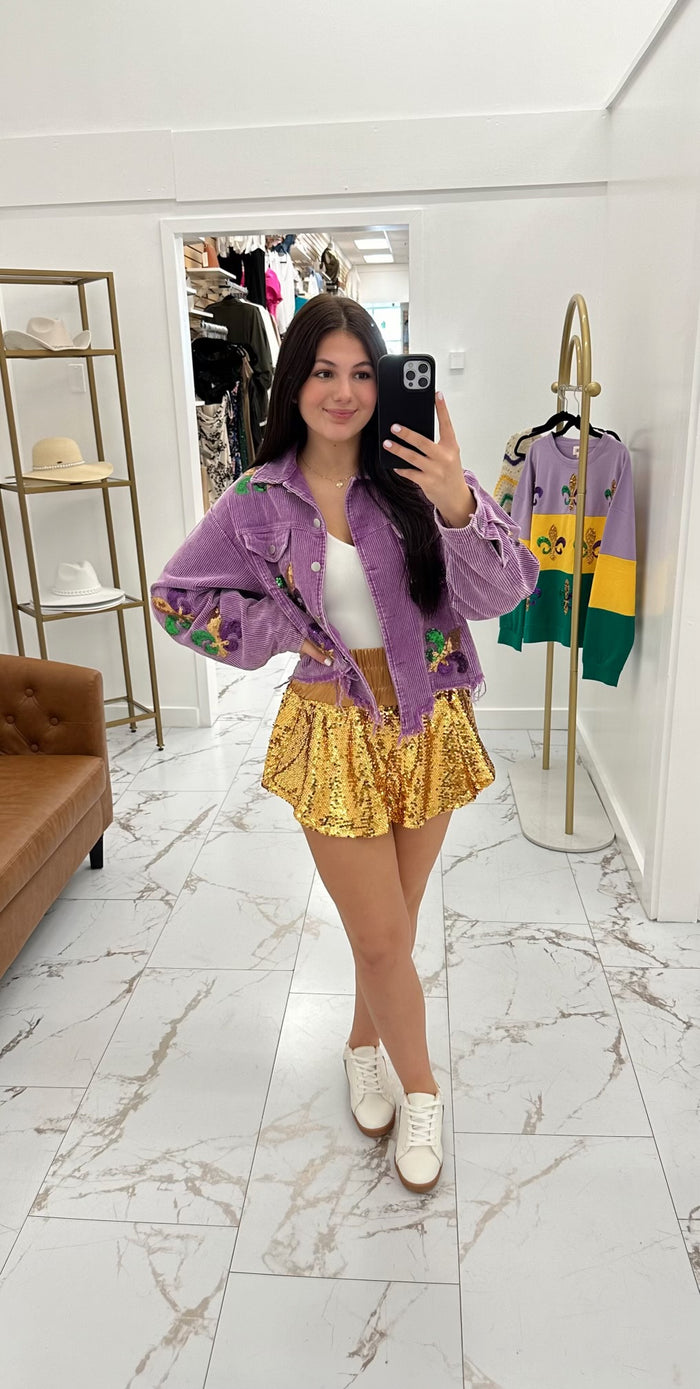 Sarena Sequin Skort