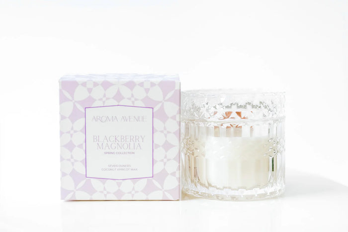 Aroma Avenue Blackberry Magnolia 7oz Candle