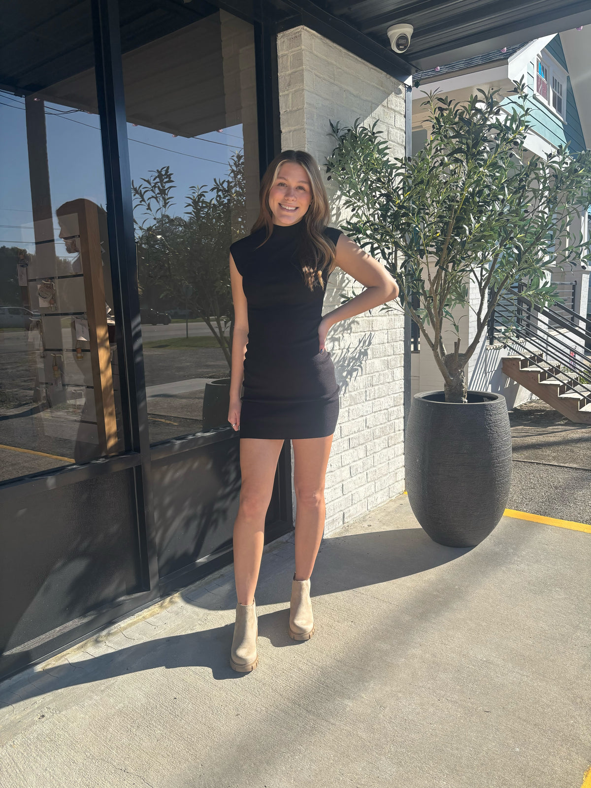 Bailee Black Mini Dress