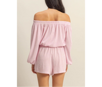 Ella Off The Shoulder Top & Shorts Set