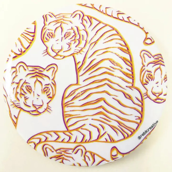 Sassy Tiger Large Button