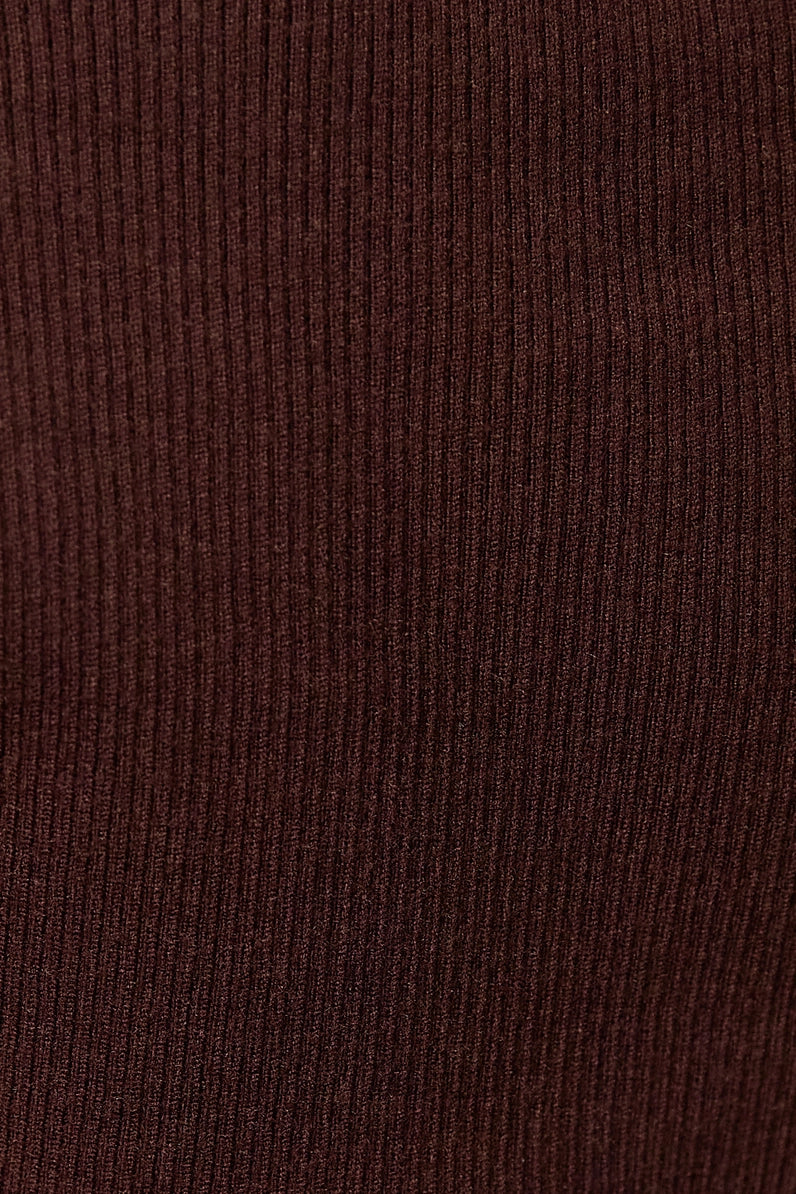The Espresso Bow Knit Top