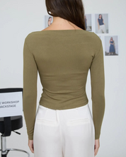 The Parker Pintuck Top