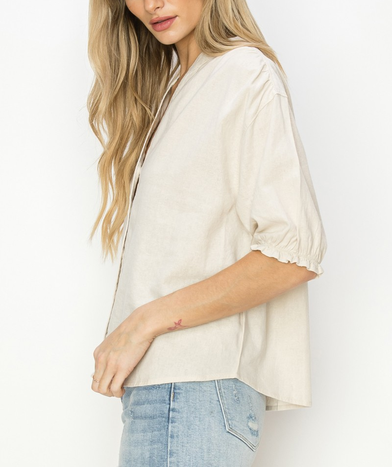 Oversized Linen Shirt