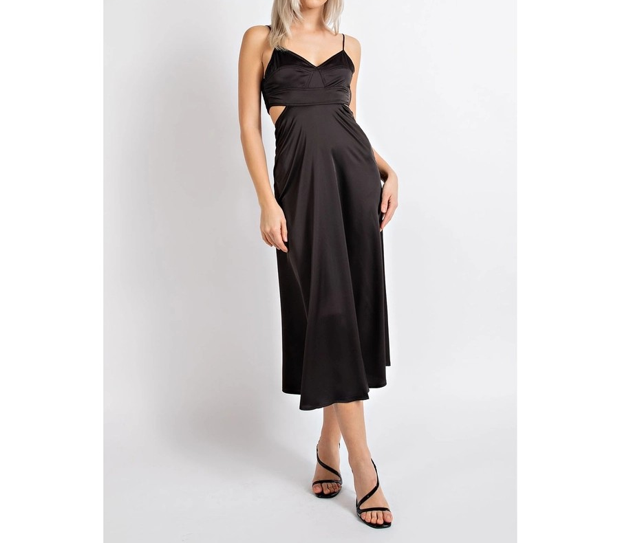 Serena Satin Maxi Dress