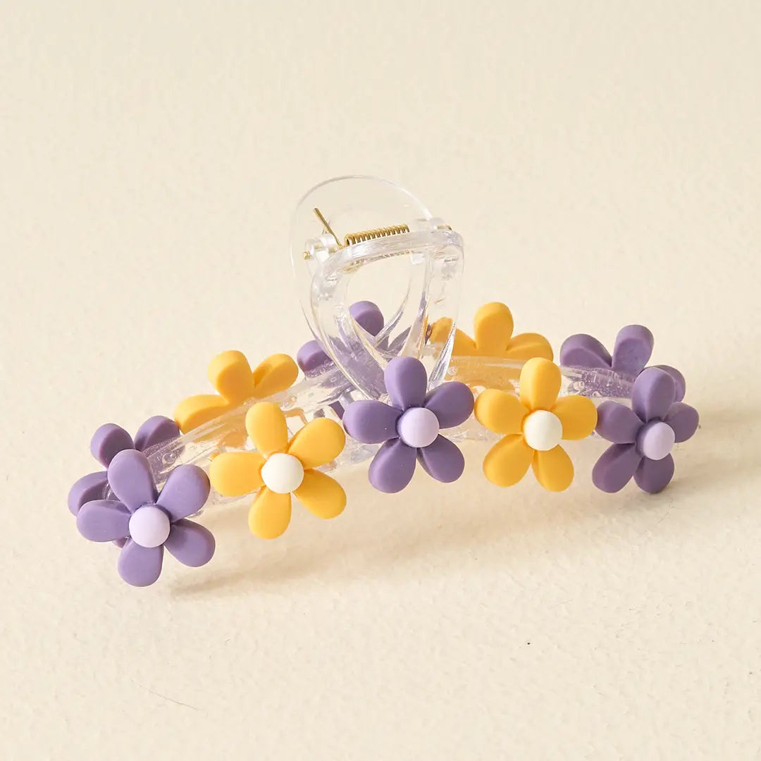 Game Day Flowered Clip