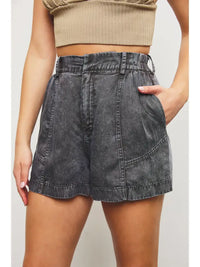 Denim Flare Shorts