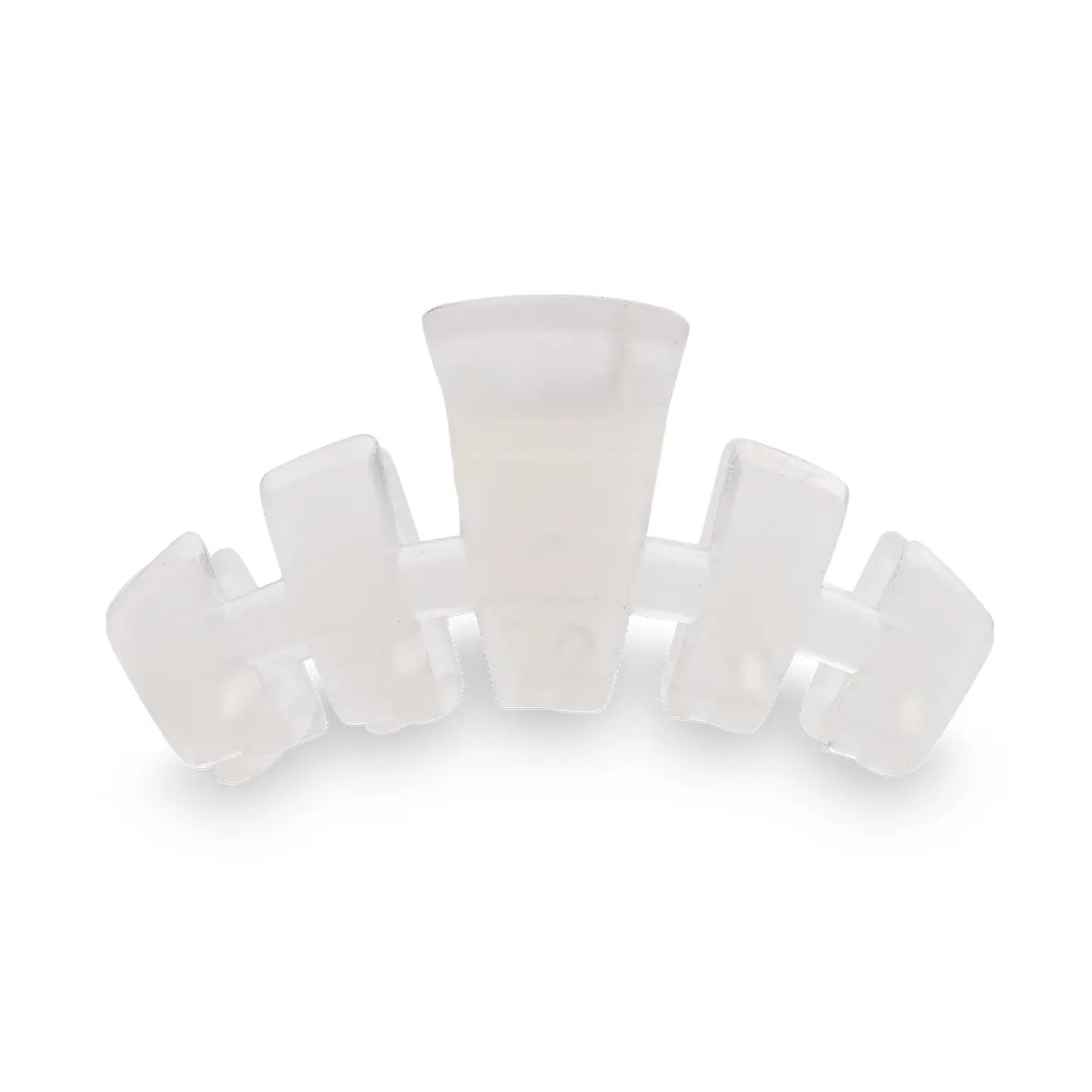 Tiny Classic Hair Clip Coconut White