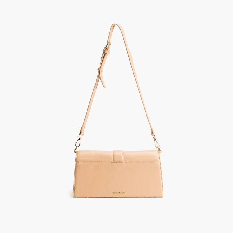 Nadia Belted East West Satchel