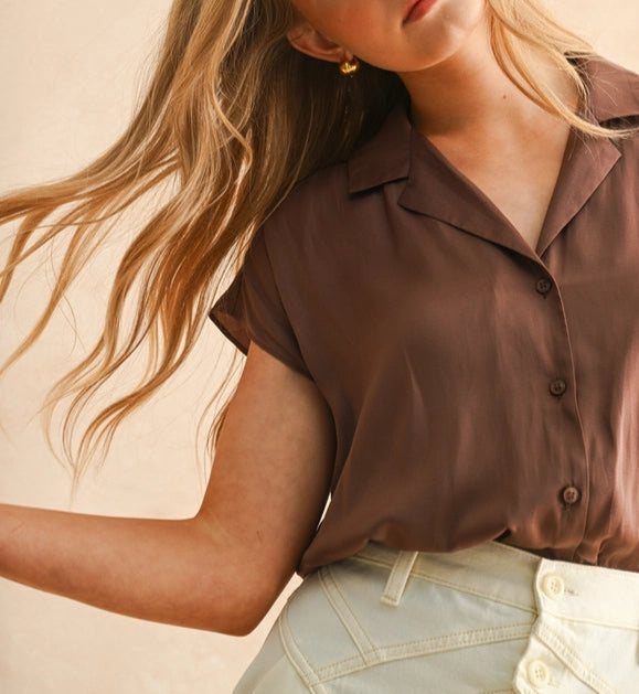 Tammy Blouse Red Bean