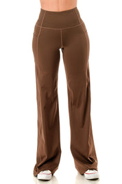 Julianna Brown Flare Yoga Pants