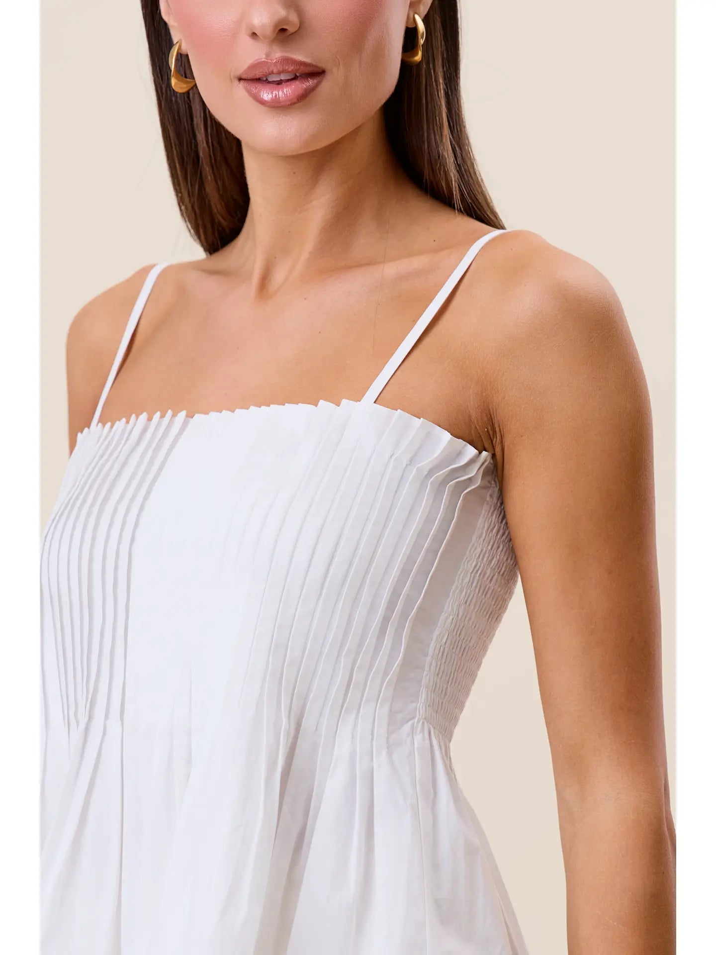 The Harper Pintuck Top